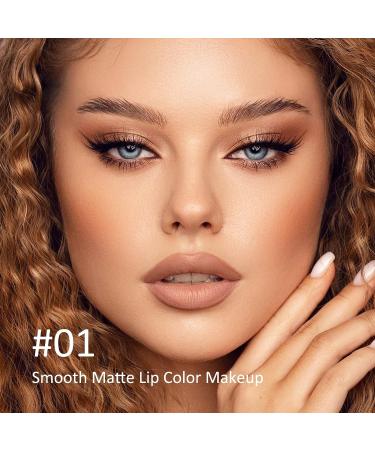 Boobeen Liquid Matte Lipstick and Lip Liner Set - Nude Red Longwear Waterproof Makeup Kit - Buy Online on GoSupps.com