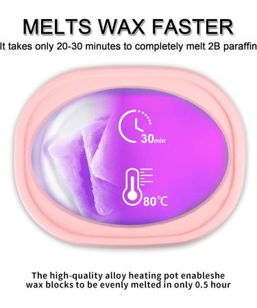 Forever Speed Paraffin Bath Set - 3400ml Wachsbad for Dry Hands & Feet | 900g Paraffin Wax Temperature Display 200W | Ideal Spa Gift in Pink - Buy Online on GoSupps.com