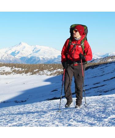 Kids Ice Cleats - Stainless Steel Traction Cleats for Hiking Boots & Shoes - Anti-Slip Snow Grips & Micro Spikes for Ice Fishing, Walking, Hiking & Climbing - Orange - Size S(1.5-4) - Buy Online on GoSupps.com