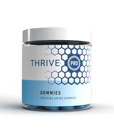 Le-Vel Thrive PRO Gummies - Creatine Nutritional Supplement Gummies 60 Count - Supports Brain Function Muscle Recovery Endurance 30 Servings