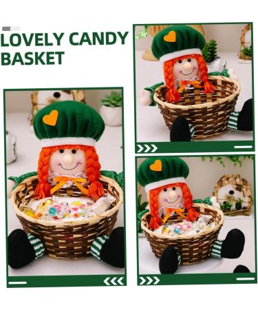 OUNONA 2pcs Basket St. Patrick's Basket St. Patrick's Candy Basket - Buy Online on GoSupps.com