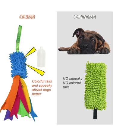 Tekcam 2 Pack Dog Tug Toys - Squeaky Agility Rope Toys for Small & Medium Dogs | Interactive Outdoor Fun - Buy Online on GoSupps.com