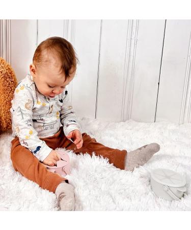 Orzbow Silicone Snack Pot for Toddlers - No-Spill, Dust-Proof Baby Snack Cup - BPA Free, Dishwasher Safe - Pink (1 Pc) - Buy Online on GoSupps.com