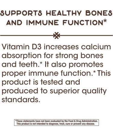 Nature's Way Vitamin D3 Extra Strength Sugar-Free Chocolate Chewables - 90 Count - Buy Online on GoSupps.com