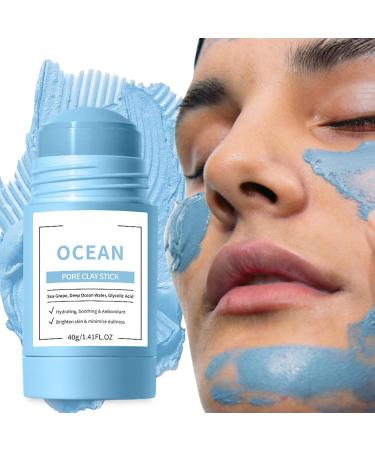 Cleansing Mud Mask Stick | Sea Grape Mud Mask Stick | Reduce Blackheades Control Oil Improve Facial Dullness | Moisturising Clay Stick for Women 40g - Buy Online on GoSupps.com