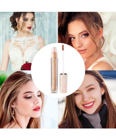 Pearl Liquid Eyeshadow - Sparkling Pearl Gel Makeup Eyeshadow | Non-Sticky and Anti-Sweat Eye Makeup Tool for Bar Stage and Night Out Fovolat 4 - Buy Online on GoSupps.com