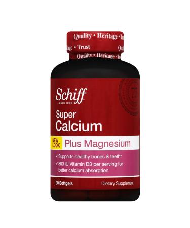 Schiff Super Calcium Plus Magnesium 90 Softgels