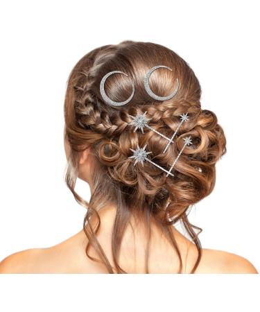 Beaupretty 2 Sets Hair Clip Set Star Barrettes Star Hairpins Rhinestone Star Hair Pins Rhinestone Barrette Hair Clips Bride Hair Clip Delicate Headdress Alloy Crystal Automatic Buckle Miss - Buy Online on GoSupps.com