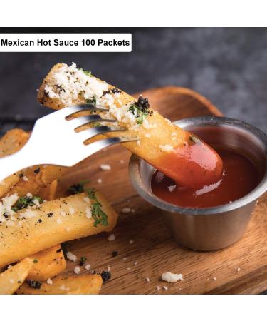 Valentina Mexican Hot Sauce Picante Salsa Seasoning Salt Spice Mix - 100 Packets, 0.3 oz Each - Perfect for Chips, Lunch, Snacks & More - Buy Online on GoSupps.com