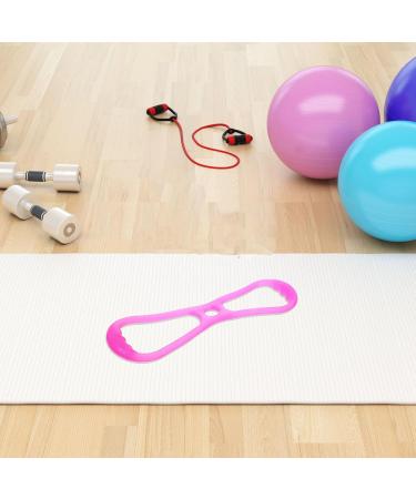 Kisangel Yoga Resistance Bands - Elastic Pull Rope Figure 8 Silicone Fitness Band for Strength Training & Tension Exercises - Buy Online on GoSupps.com