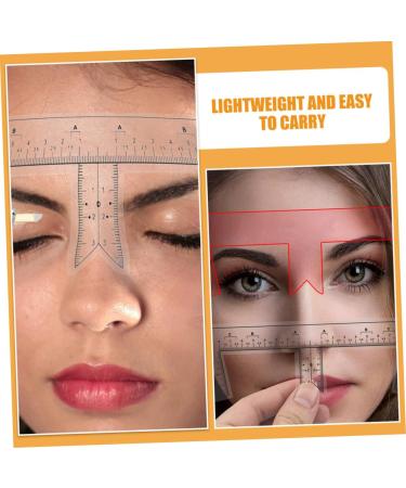 FOMIYES 10pcs Eyebrow Design Ruler Eyebrow Template Brow Ruler Brow Guide Stencil Shape Make up Makeup Tools - Buy Online on GoSupps.com
