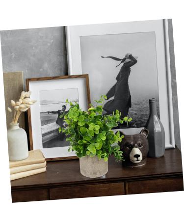 Zerodeko 6 Pcs Simulated Potted Plant Faux Greenery Fake Plant Decor Green Decor Mini Plants Mini Succulent Plants Upholstery Trim Simulation Green Plant Plastic Eucalyptus Green Plants As Shownx6pcs 22x8cmx6pcs - Buy Online on GoSupps.com
