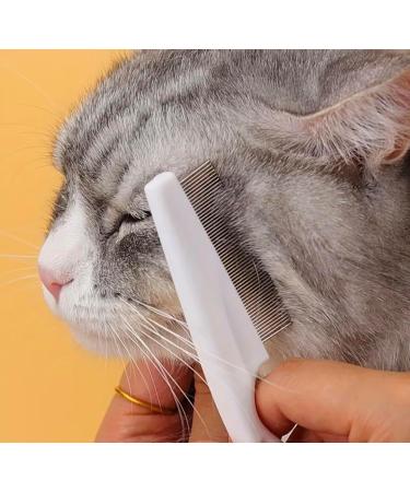 Flea Comb For Cats Dogs Rabbits/Flea & Nits Comb/Flea Removal Brush/Stainless Steel Grooming Comb For Lice Rounded Teeth - Buy Online on GoSupps.com