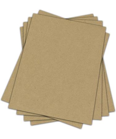 30pt Chipboard Sheets - 25 Pack 8.5 x 11 - Craft & Packing Medium Weight Cardboard - Brown Kraft Paper Board - Buy Online on GoSupps.com