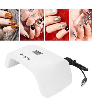 Buy UV LED Nail Lamp 120W - Dual Layer Nail Polish Gel Dryer with 3 Timers | Perfect for Home & Travel Nail Art - Buy Online on GoSupps.com
