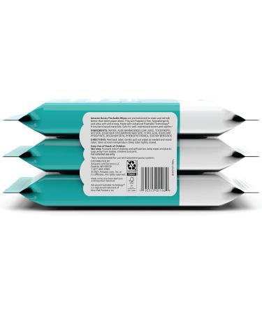 Amazon Basics Flushable Adult Toilet Wipes - Fragrance Free - 42 Count (Pack of 3) - 126 Wipes Total - Buy Online on GoSupps.com