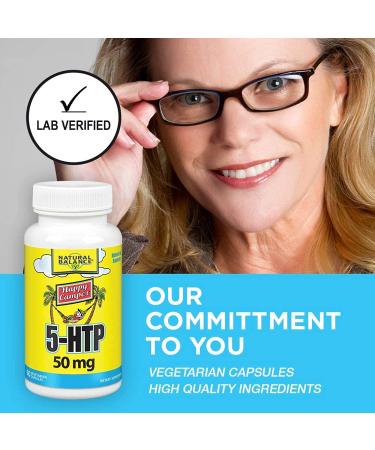 Natural Balance Happy Camper 5-HTP 50 mg - 60 Vegetarian Capsules for Mood Support - Buy Online on GoSupps.com