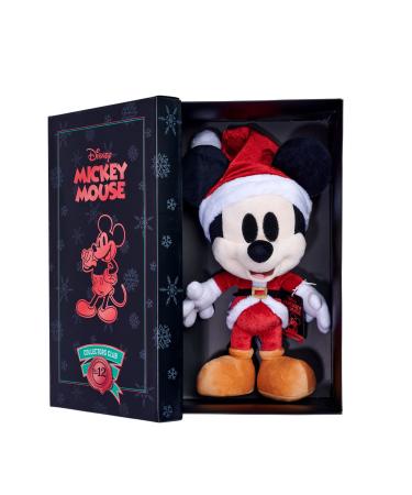 Simba 6315870305 Santa Mickey Mouse - December Edition Amazon Exclusive 35 cm Plush Figure in Gift Box Special Limited Edition Collectible Soft Toy Suitable for Children from Birth 12. December