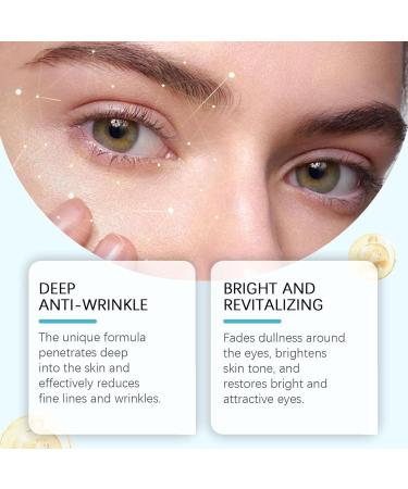 Under Eye Cream For Dark Circles And Puffiness Caffeine Eye Cream Anti Aging Brightener With Niacinamide Peptide Complex Korean Skin Care Formula Eye Cream Massage Zinc Roller Puffy Eyes (2) - Buy Online on GoSupps.com