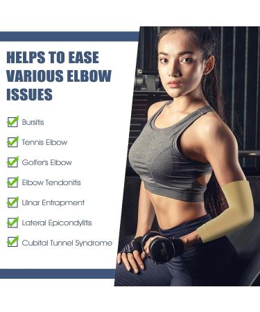 ASTER Compression Arm Sleeves - 2 Pairs | Sun Protection for Men | Ideal for Work, Sports, Lymphedema | Skin Color - Buy Online on GoSupps.com