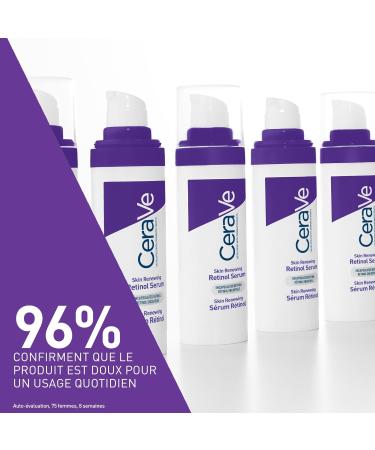 CeraVe - S rum R tinol Visage Skin Renewing - S rum Anti-Rides - Peau Plus Lisse Apr s 8 Semaines* - R tinol + Acide Hyaluronique + 3 C ramides - Tous Types de Peaux Peaux Sensibles - 30 ml - Buy Online on GoSupps.com