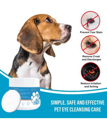 Dog Eye Wipes 120 Count - Gentle Dog Eye Cleaner Wipes Tear Stain Remover for White Dogs - Pet Eye Cleaning Wipes for Dogs Cats Puppy - Dog Eye Wipes for Discharge and Crust - Buy Online on GoSupps.com