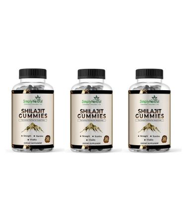 Himalayan Shilajit Gummies for Men Gummies 85+ Trace Minerals & Fulvic Acid Natural Energy & Vitality Support (3)