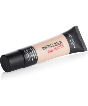 L'Oreal Infallible 24hr Matte Tube Foundation 35ml-10 Porcelain - Buy Online on GoSupps.com