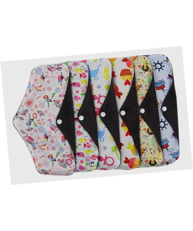 Reusable Bamboo Charcoal Cotton Mama Pads - Washable Maternity Menstrual Towel - Buy Online on GoSupps.com