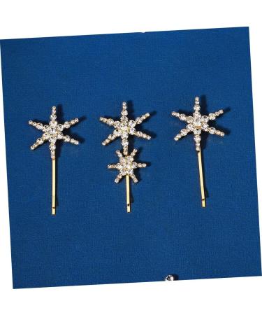 Ipetboom 1 Set Starfish Hairpin Bling Hair Pin Kids Hair Accessories Hair Jewelry Women Headdress Rhinestone Headpiece for Women Hair Clip for Wedding Miss Hair Fork Fashion Rhinestones - Buy Online on GoSupps.com
