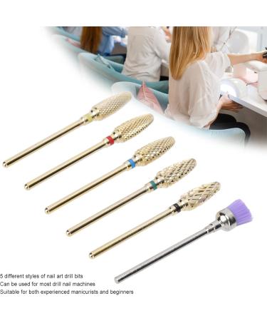 Fast Remove Nail Drill Bits Set Conical Head Bits Nail Polishing Bits with Tungsten Steel Dead Skin Remover Cleaning Brush Head for Nail Polishing - Buy Online on GoSupps.com