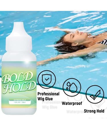 Lace Wig Glue Waterproof Lace Glue For Lace Front Wig Glue Ultra Hold Hair Bonding Glue For Invisible Front Hair Replacement For Lace Hairpiece Wigs Professional Hair Extension Glue - Buy Online on GoSupps.com