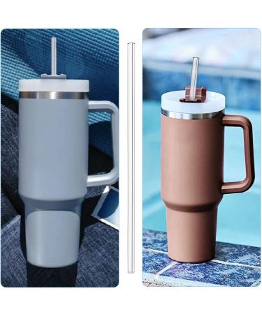 8 Pack Replacement Straws for Stanley Tumbler - Reusable Plastic Straws - 12.5 - with Cleaning Brush - Buy Online on GoSupps.com