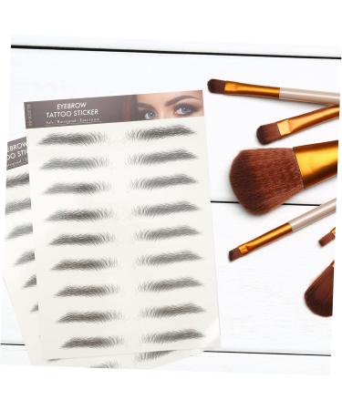 FOMIYES 72 Pcs Eyebrow Stickers Imitation Eyebrow Sticker Eyebrow Transfer Stickers Water Proof 6d Cejas - Buy Online on GoSupps.com