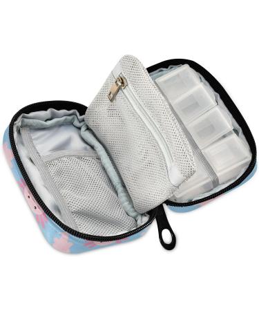 Buy Pfrewn Cute Cartoon Axolotl 7-Day Pill Organizer - Portable Travel Medicine & Vitamin Holder - Buy Online on GoSupps.com