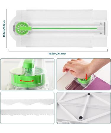 12-in-1 Craft Paper Edge Cutter - Versatile Shapes for DIY Projects - Buy Online on GoSupps.com