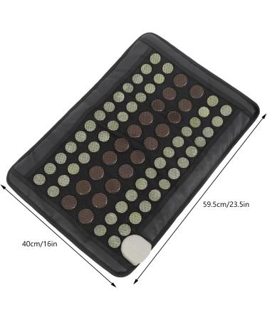 Infrared Back Heating Pillow | 220V with Auto Switch-Off | Adjustable Temperature (10-70 ) | Natural Jade & Turmaline Stones | 23.5 x 16 in - Buy Online on GoSupps.com