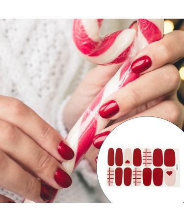 dijiusidy Nail Art Stickers Self-Adhesive Fingernail Decal with Strap Glue DIY Art Decor Full Cover Manicure Kits for Women Girls YMX213 - Buy Online on GoSupps.com