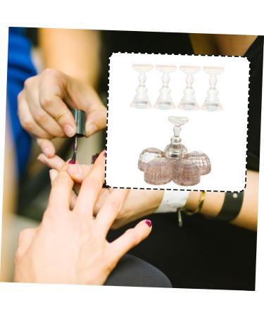 minkissy Set Chess practice seat Manicure Display Base display rack Manicure Practice Rack pedicure tip stand Magnetic Stand manicure practice bracket magnetic holder tool Acrylic Pedicure 2x1cm Golden - Buy Online on GoSupps.com