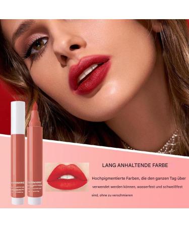  Generisch Lip coloring pen - Lip color marker - Liquid lip marker - Liquid lipstick - Moisturizing stains - Precise tip for lipstick makeup - Buy Online on GoSupps.com