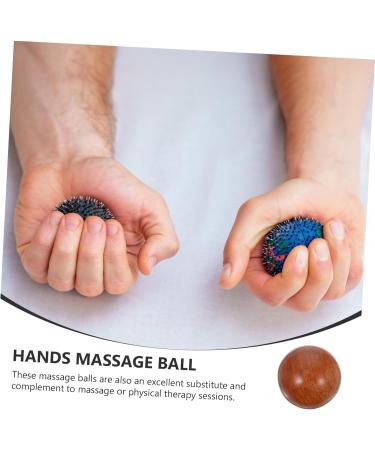 Shop Inoomp 2-Piece Health Balls Stress Relief Handball Decor & Wood Massage Rollers for Adults | Fitness & Hand Massage Accessories - Buy Online on GoSupps.com