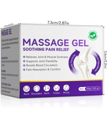 Yuecjian Massage cream Professional knee relief gel fast absorbing long lasting body relief for feet back knees muscles - Buy Online on GoSupps.com