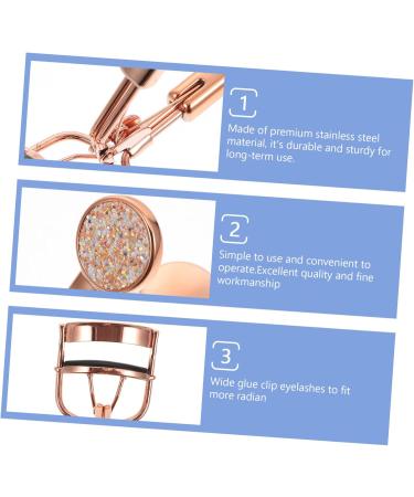 Mikinona Eyelash Curler Eyelash Clips Eyelash Clamps Cosmetic Tool Eyelash Tools Lashes Curler Lash Curling Clips Curly Irons for Hair Professional Lashes Tool Hair Beader Stainless Steel - Buy Online on GoSupps.com
