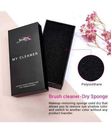 Jessup Makeup Brush Cleaner - Quick Color Removal Sponge | Dry Brush Cleaner for Flawless Makeup - Buy Online on GoSupps.com