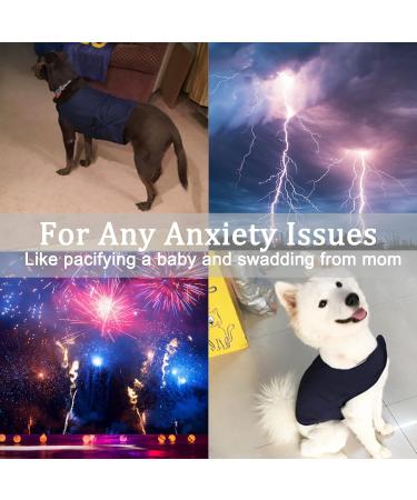 Gojiny Dog Anxiety Jacket | Calming Coat for Stress Relief | Thunder Blue - Medium - Buy Online on GoSupps.com