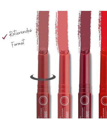 Impala Brooklyn Shine on Me Lipstick N 06 - Intense Ruby | Smooth Moisturizing Long-Lasting Shiny Lipstick | Perfect Deep Ruby Color for International Shipping - Buy Online on GoSupps.com