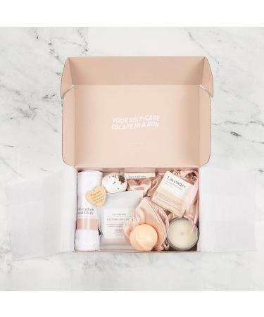 Luxury Spa Gift Box for Mom | Indulgent Self-Care Set with Bath Salts Bath Bombs Soap & Satin Sleep Mask Perfect Gift for Any Occasion - Buy Online on GoSupps.com