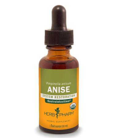 Herb Pharm Certified Organic Anise Liquid Extract for Digestive Support 1 Fl Oz (Pack of 1) 1 Fl Oz - Buy Online on GoSupps.com