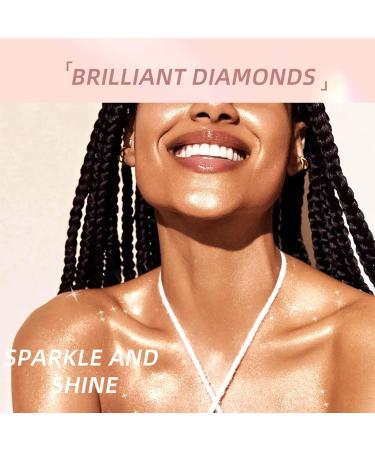 Highlighter Stick Patting Powder | Body Shimmer Powder - Pearlescent Face Shimmer Stick Shiny Makeup Powder For Brighten The Lips Ainichi 2# - Buy Online on GoSupps.com