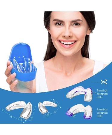 Dental Night Guard for Teeth Grinding and Clenching - Custom Moldable Mouth Guard to Prevent Bruxism - 4 Pack/2 Size - Buy Online on GoSupps.com